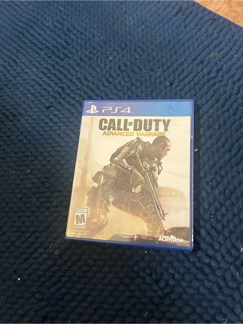 Call of Duty: Advanced Warfare PS4 Game - Activision - Blue Case
